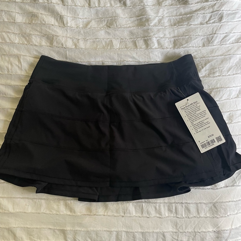 NWT lululemon pace rival skirt